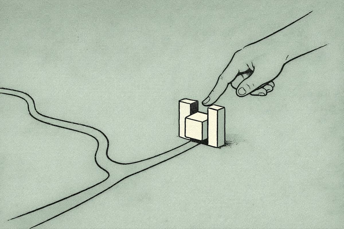 Editorial illustration showing Agent Boundaries for Teams as a repo-centered workflow with source notes and approval checkpoints.