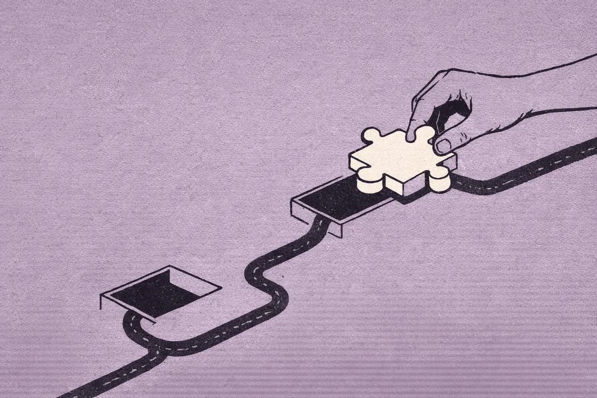 Editorial illustration showing Eval platforms need governance as a review workflow with scoped tasks, approval gates, and verification notes.