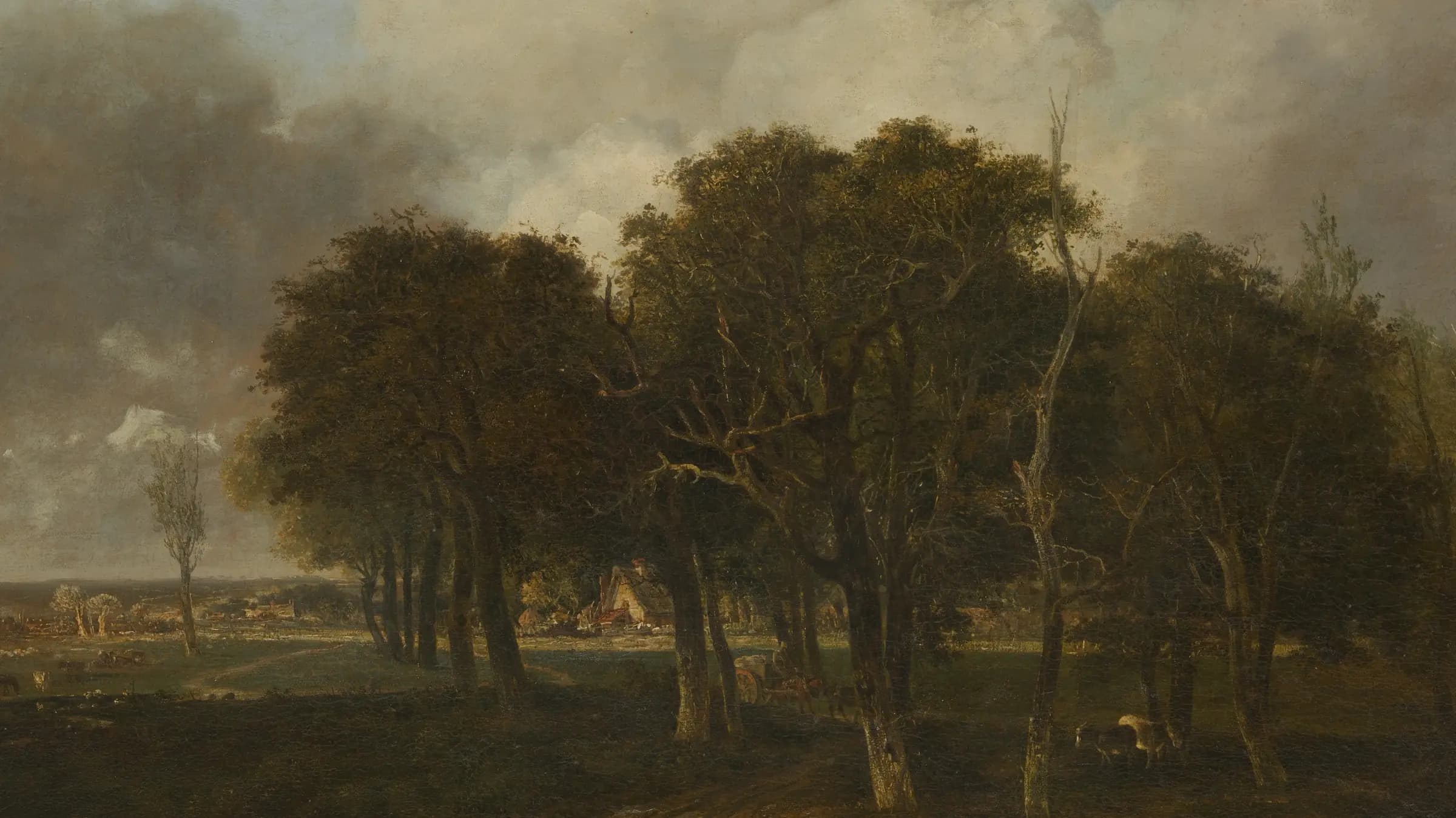 Hautbois Common, Norfolk, landscape painting by John Crome (1810).