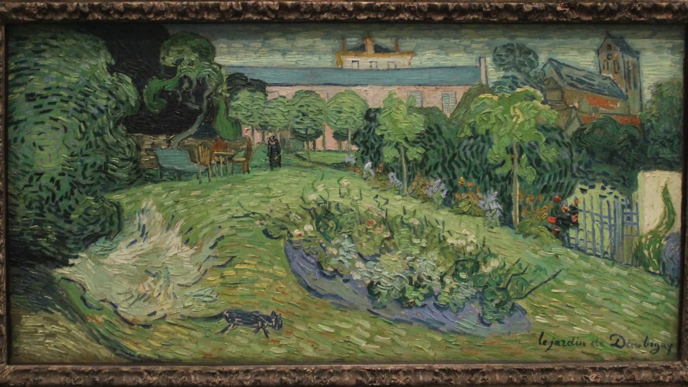 Daubigny van Gogh 01, landscape painting by Vincent van Gogh.