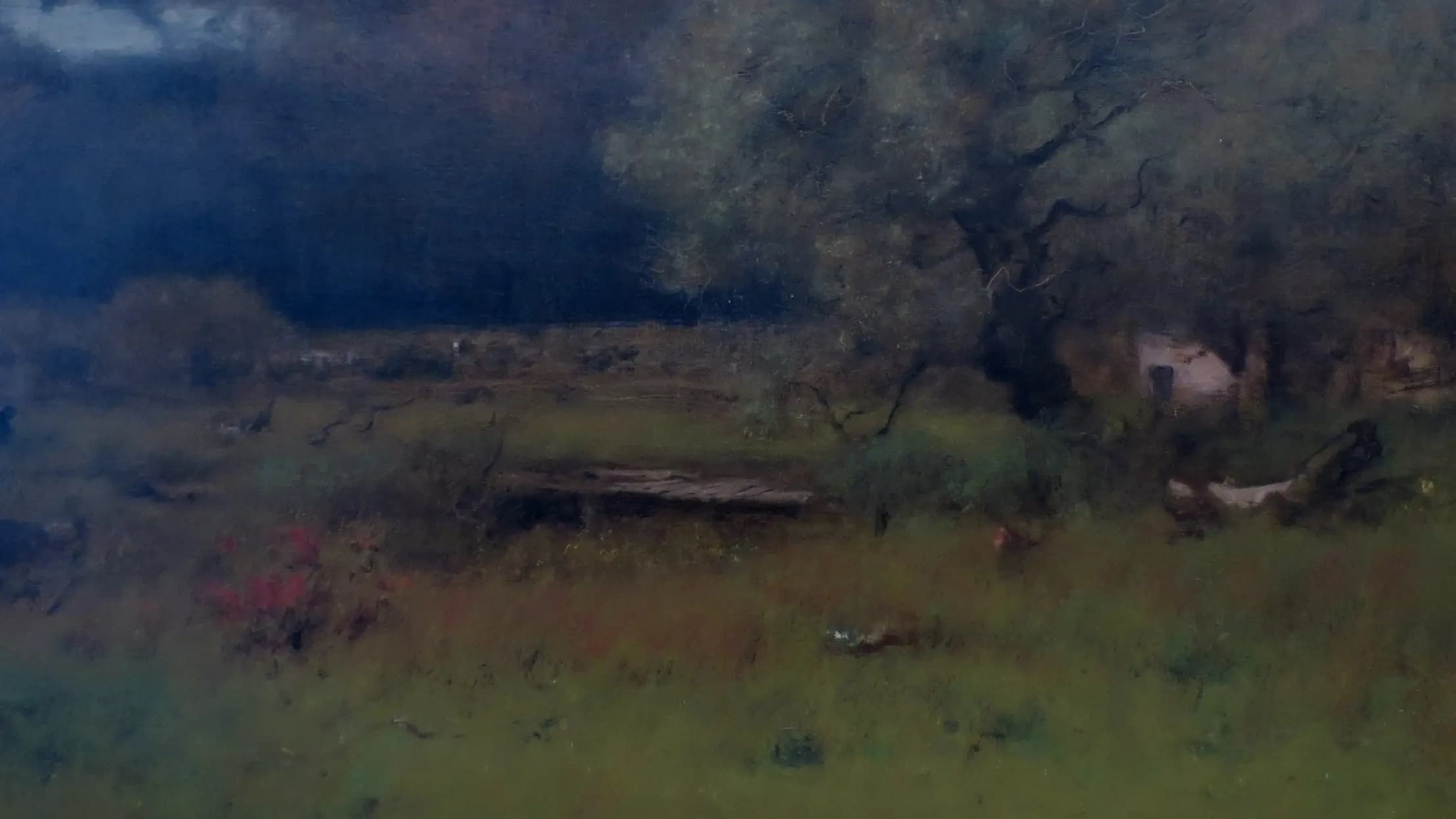 The Passing Storm, landscape painting by George Inness (1892).
