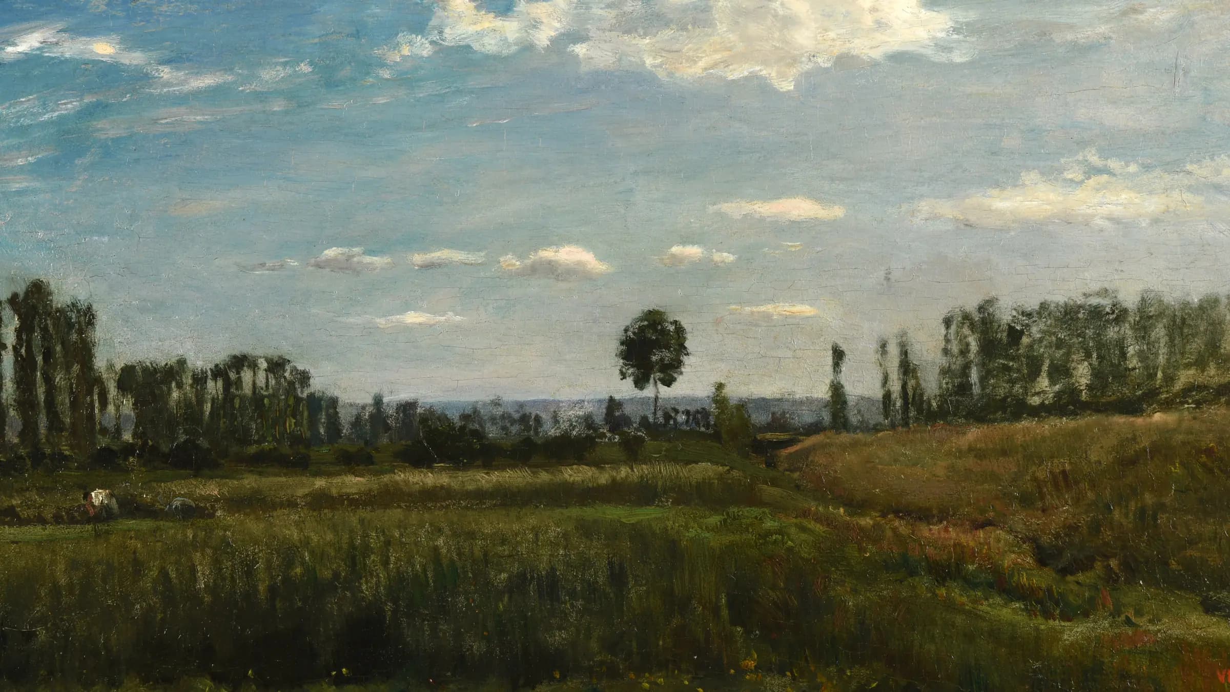 Paysage, landscape painting by Charles-François Daubigny.
