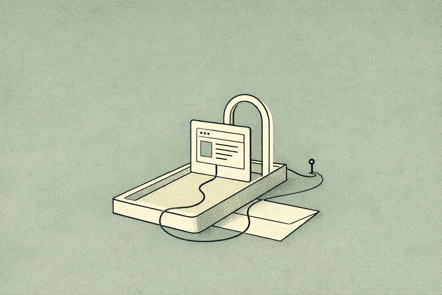 Editorial illustration for User-Guide-Driven Development With Agents.