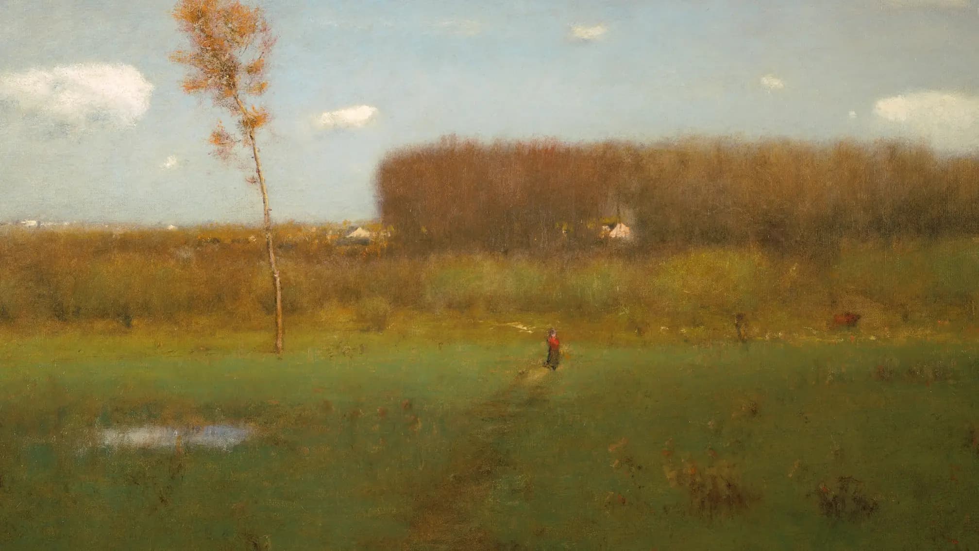 October Noon, landscape painting by George Inness (1891).