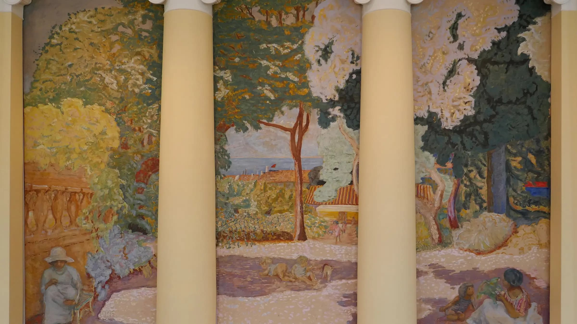 On the Mediterranean-Hermitage Museum, landscape painting by Pierre Bonnard.