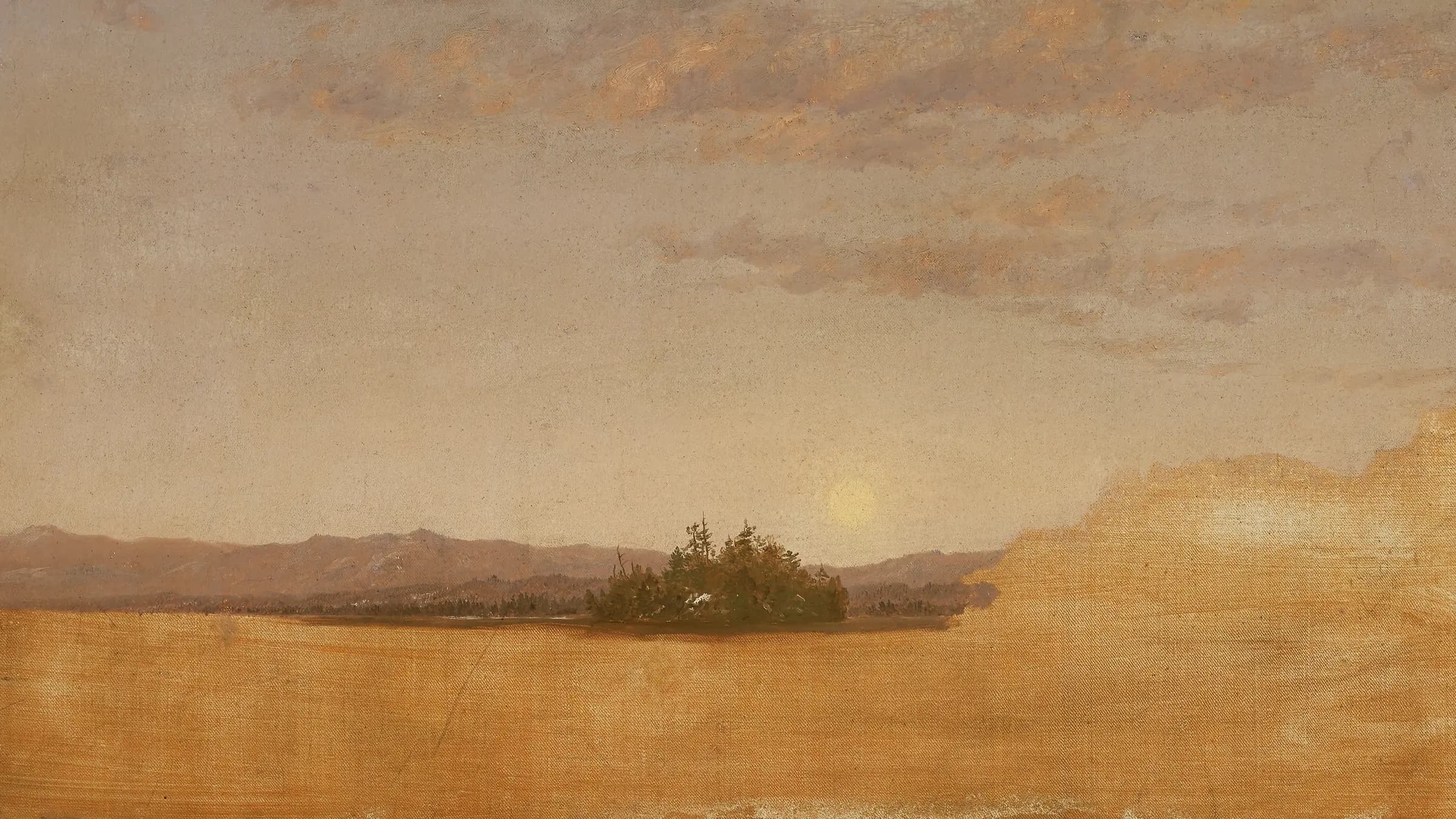 Landscape Sketch, landscape painting by Thomas Cole.