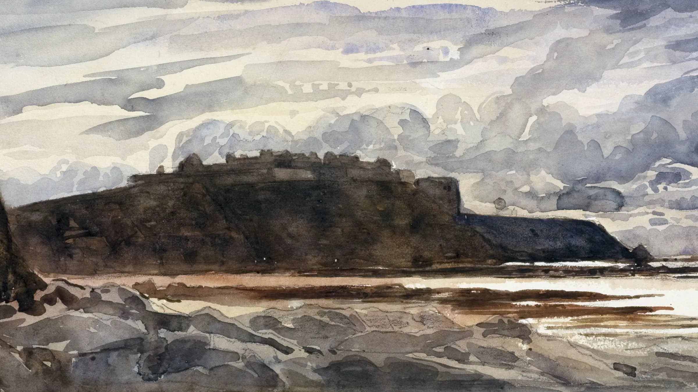 Granville, PPD4459, landscape painting by Paul Huet.
