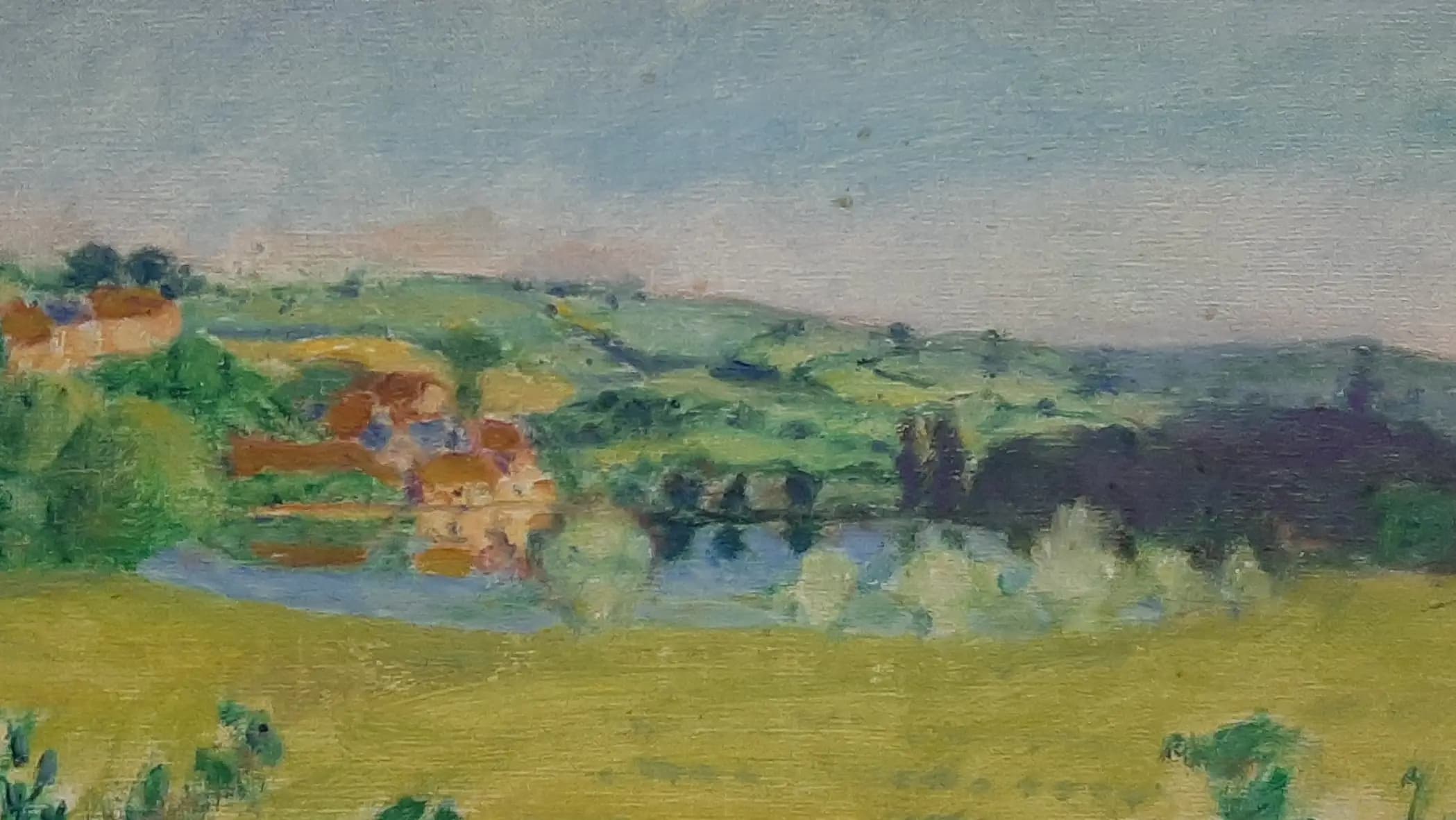 Pierre Bonnard Lac dans le Dauphiné, landscape painting by Pierre Bonnard.