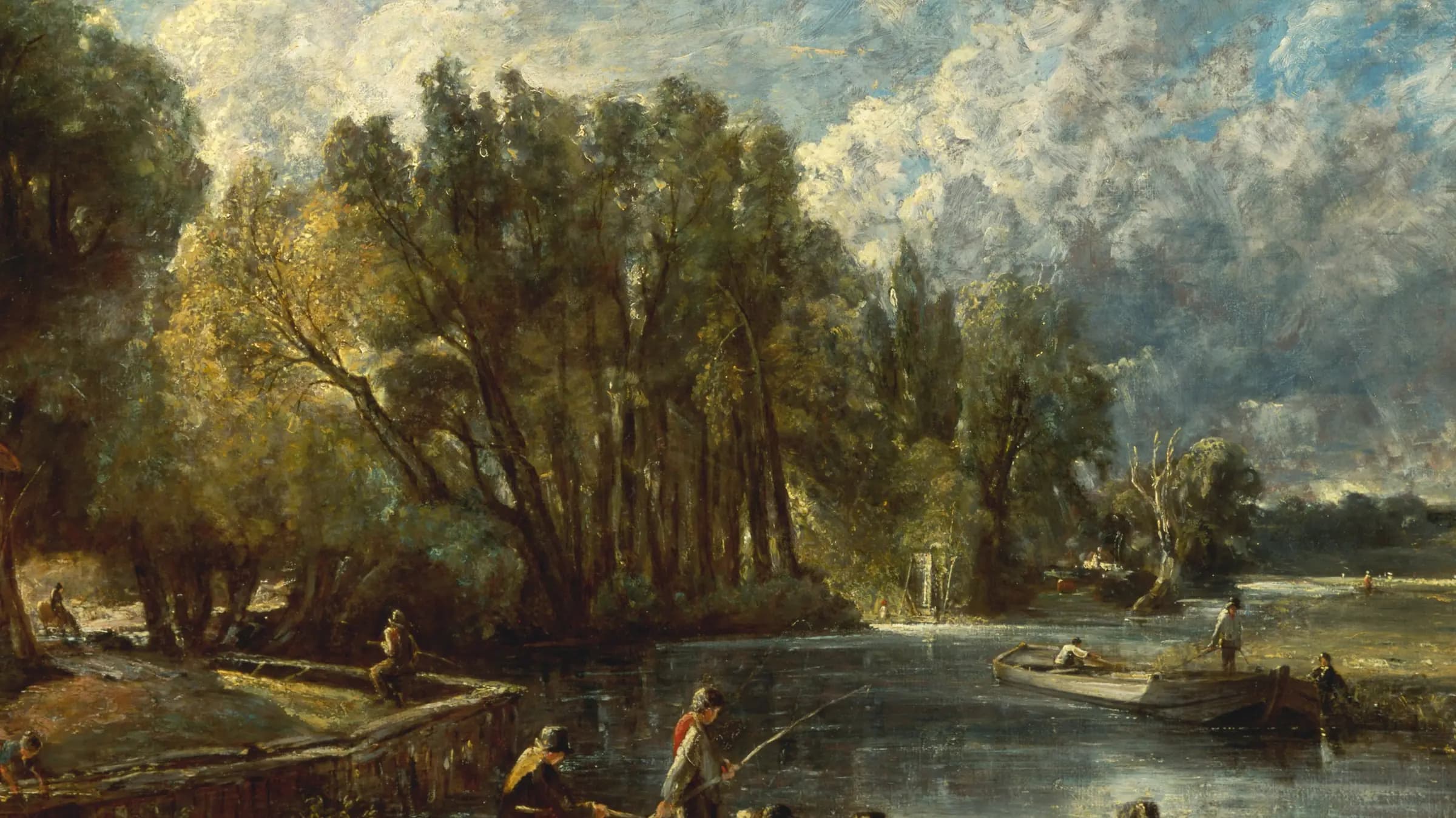 Stratford Mill, landscape painting by John Constable (1819).