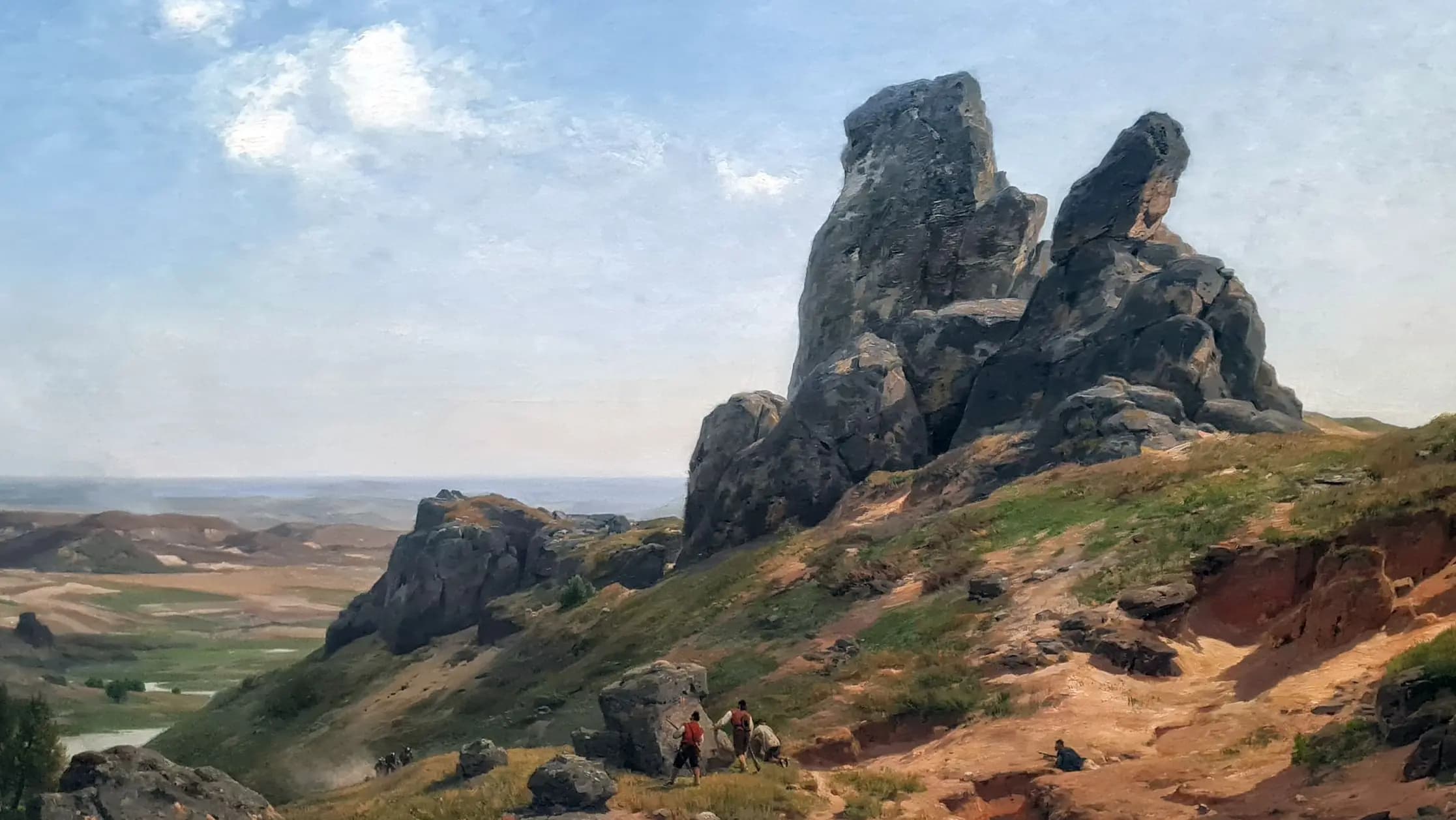 Gebirgslandschaft, landscape painting by Carl Friedrich Lessing.
