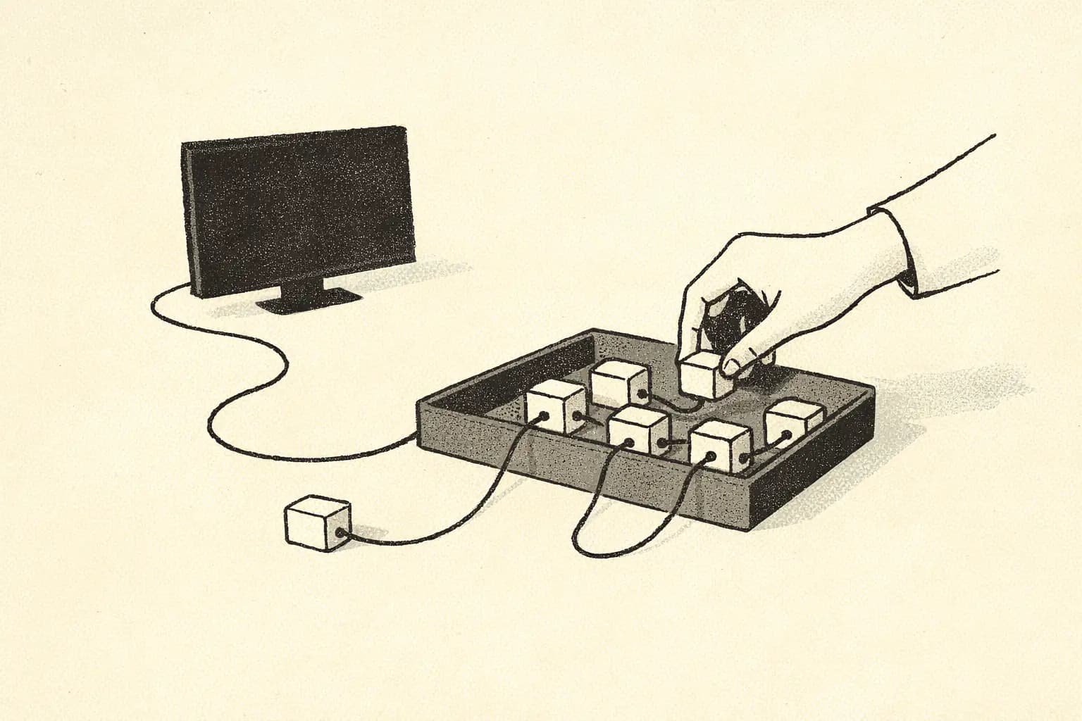 Editorial illustration for Simon Willison on OpenAI’s Agentic Research Acceleration.